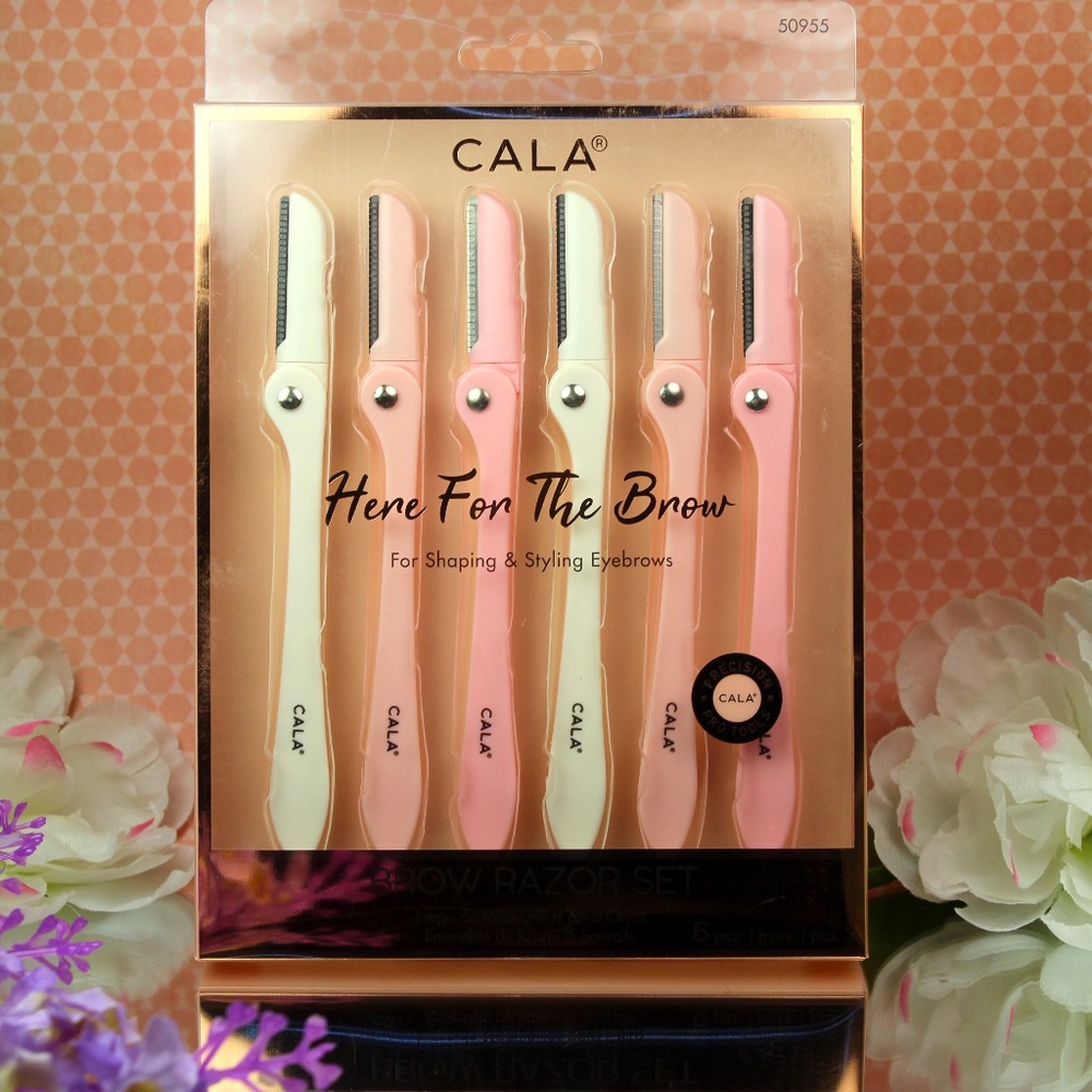 CALA HERE FOR THE BROW (6PCS) EYEBROW BLADES HAIR REMOVER